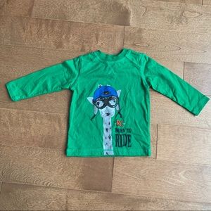 3/$10 ROCOCO Baby boy long sleeve top 12m